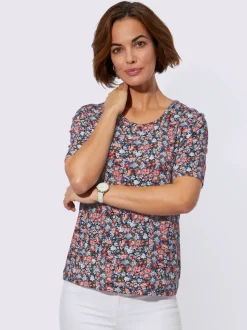 T-shirt à encolure ronde viscose