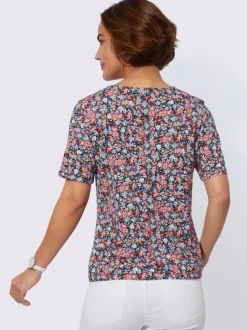 T-shirt à encolure ronde viscose