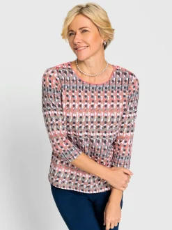 T-shirt à manches 3/4 50% coton