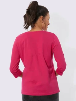 T-shirt à manches 3/4 pur coton