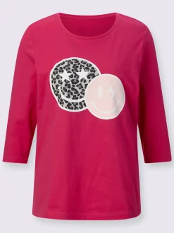 T-shirt à manches 3/4 pur coton
