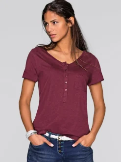 T-shirt à manches courtes 50% coton et 50% modal