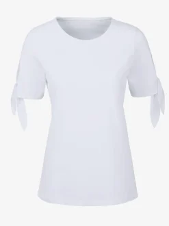 T-shirt à manches courtes lien à nouer la manche