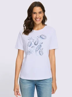 T-shirt à manches courtes motif imprimé