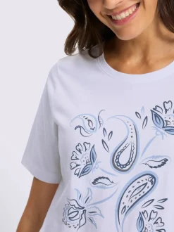 T-shirt à manches courtes motif imprimé