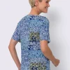 T-shirt à manches courtes motif patchwork
