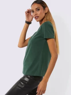 T-shirt à manches courtes produit certifié ocs