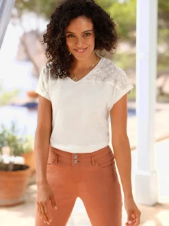 T-shirt à manches courtes pur coton