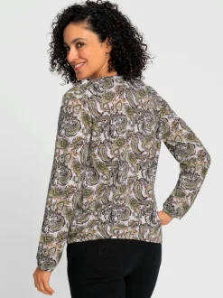 T-shirt à manches longues coupe affinante
