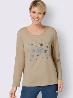 T-shirt à manches longues imprimé
