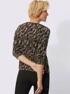 T-shirt à manches longues mélange de viscose doux