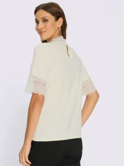 T-shirt en dentelle viscose