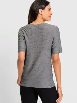 T-shirt en v 65% viscose