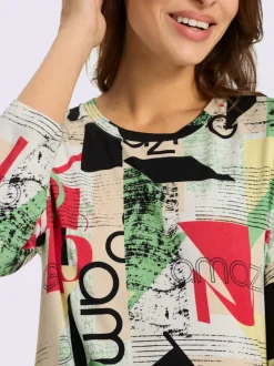 T-shirt imprimé 95% viscose (ecovero)
