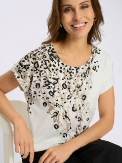 T-shirt imprimé 95% viscose (ecovero)