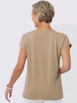 T-shirt imprimé mancherons