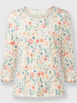 T-shirt imprimé viscose