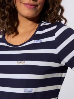 T-shirt rayé pur coton