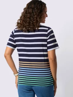 T-shirt rayé pur coton