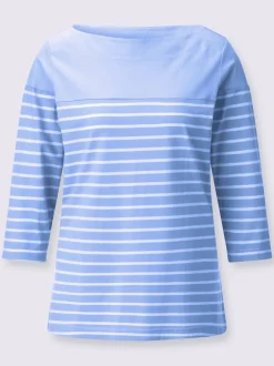 T-shirt rayé pur coton