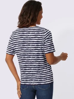 T-shirt rayé viscose