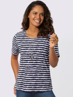 T-shirt rayé viscose