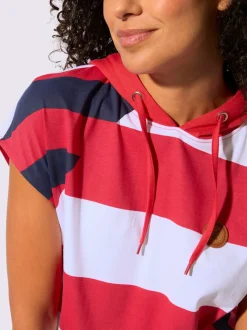 T-shirt à capuche pur coton