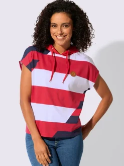 T-shirt à capuche pur coton
