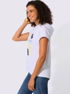 T-shirt à capuche pur coton