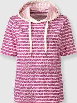 T-shirt à capuche pur coton