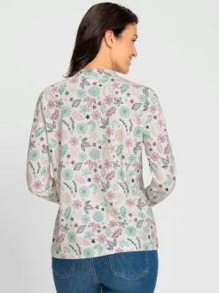 T-shirt à col montant 95% coton