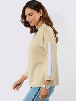 T-shirt à col montant 50% modal