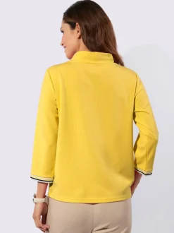 T-shirt à col montant 50% modal (tencel)