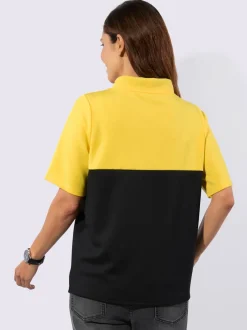 T-shirt à col montant 50% modal (tencel)
