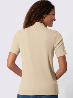 T-shirt à col montant qualité coton
