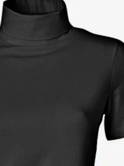 T-shirt à col roulé basique facile à associer avec joli col roulé