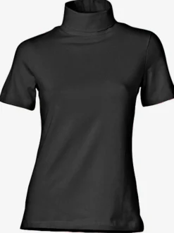 T-shirt à col roulé basique facile à associer avec joli col roulé