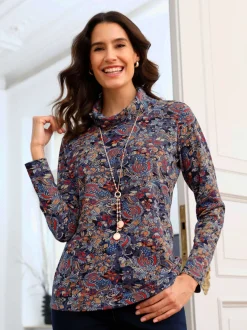 T-shirt à col roulé 50% coton
