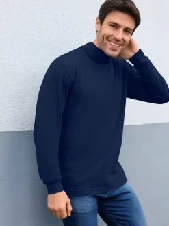 T-shirt à col roulé jersey fin