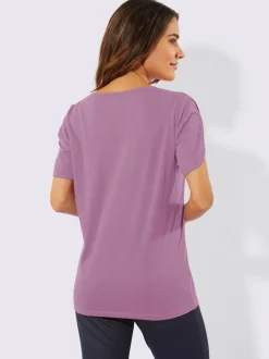 T-shirt de loisirs manches aux finitions soignées