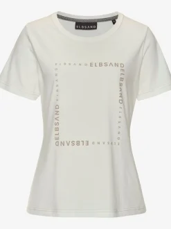 T-shirt encolure ronde avec bords côtes