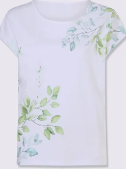 T-shirt à encolure ronde motif imprimé