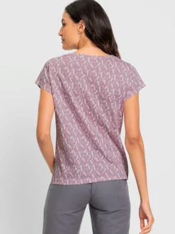 T-shirt à encolure ronde pur coton
