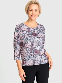 T-shirt à encolure ronde qualité extensible