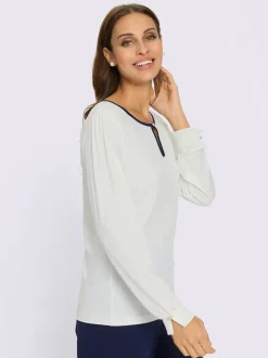 T-shirt à encolure ronde qualité fluide