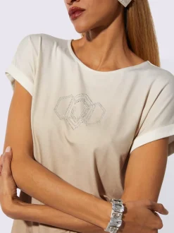 T-shirt à encolure ronde qualité viscose douce