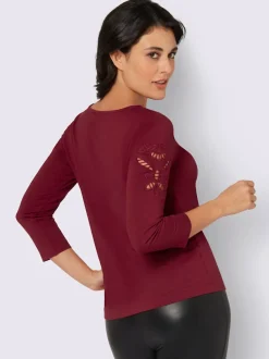 T-shirt à encolure ronde viscose