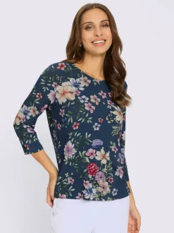 T-shirt à encolure ronde viscose