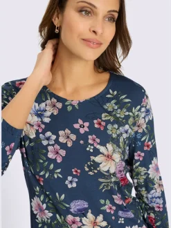 T-shirt à encolure ronde viscose