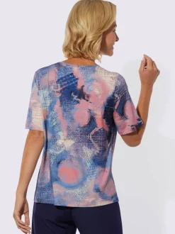 T-shirt à encolure ronde viscose